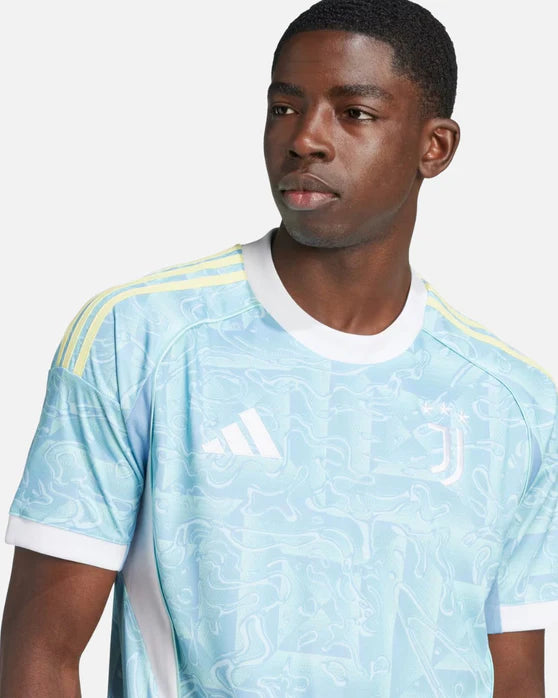 Maillot Extérieur Juventus 2025/2026 - Bleu/Jaune Édition joueur