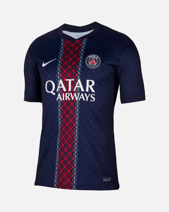 Maillot PSG Domicile 2025/2026 - Bleu/Rouge - Édition Joueur